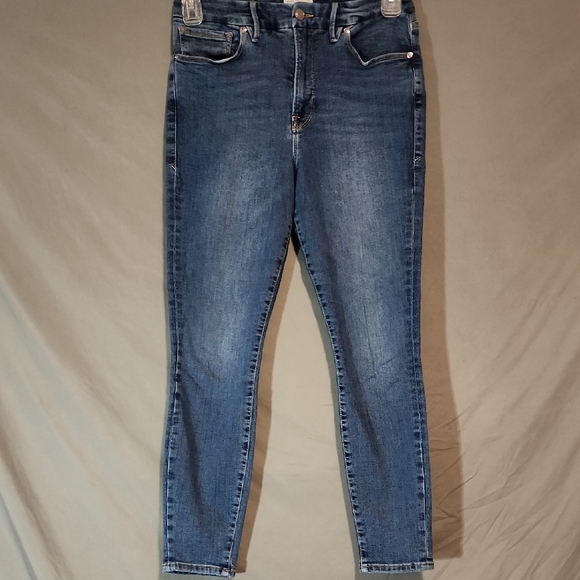 Good American Denim - Good American Good Curve Blue Jeans